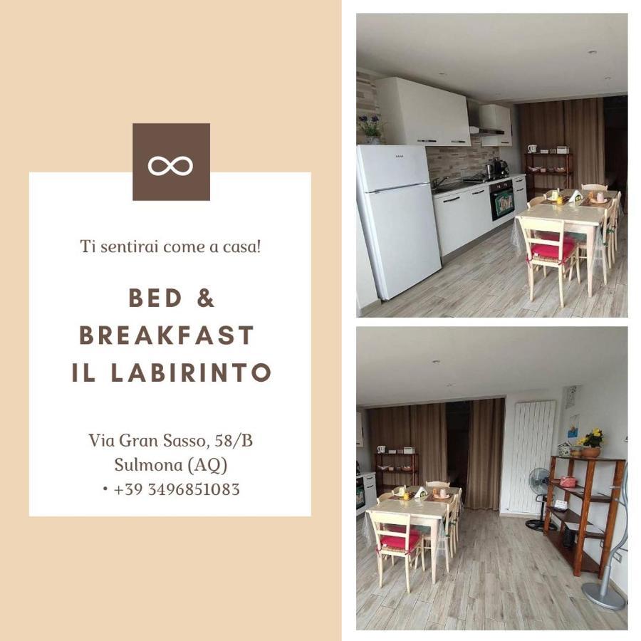 Il Labirinto Bed & Breakfast Sulmona Exterior photo